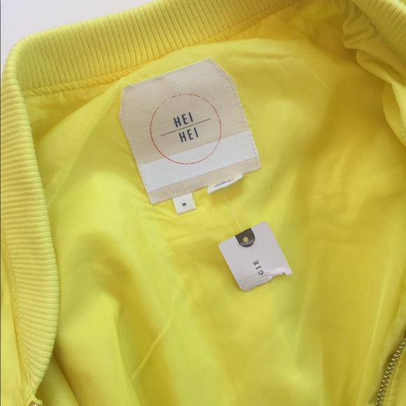 Anthropologie Hei Hei Yellow Bomper - Picture 8 of 8